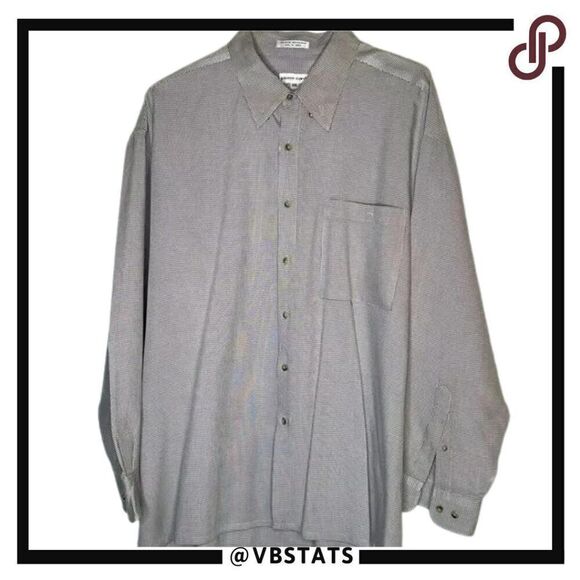 XXL Pierre Cardin Gray LS Shirt - Picture 1 of 6